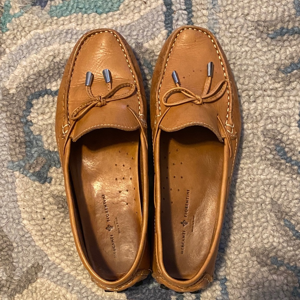 Mercanti Fiorentini Tan Leather Loafers